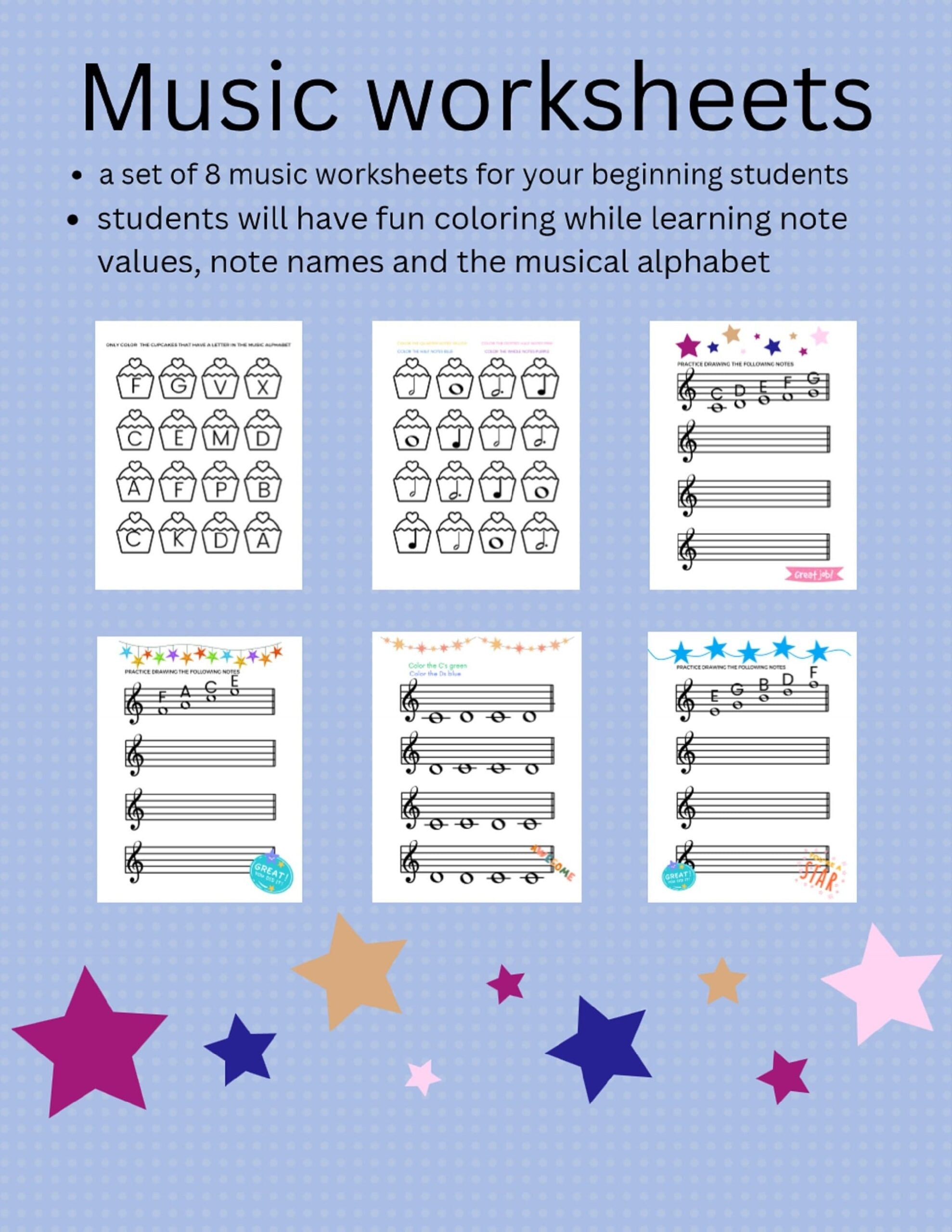 Music Printable Worksheets