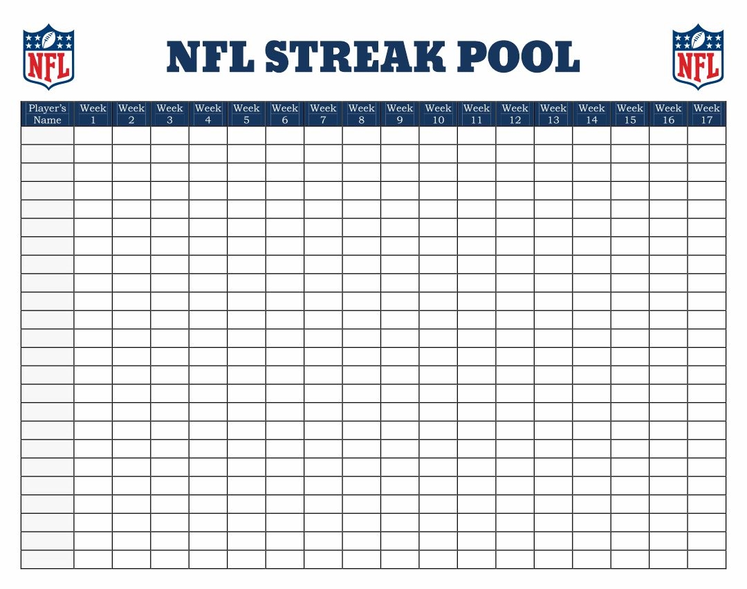 Nfl Weekly Pick Em Master Sheet Fill Online Printable Fillable Worksheets Library