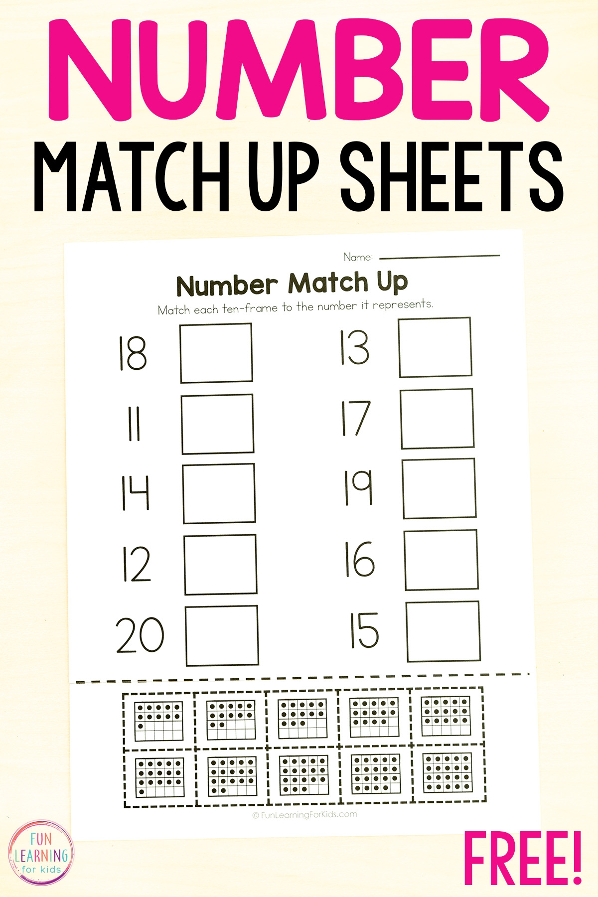 Preschool Number Sheets Printables