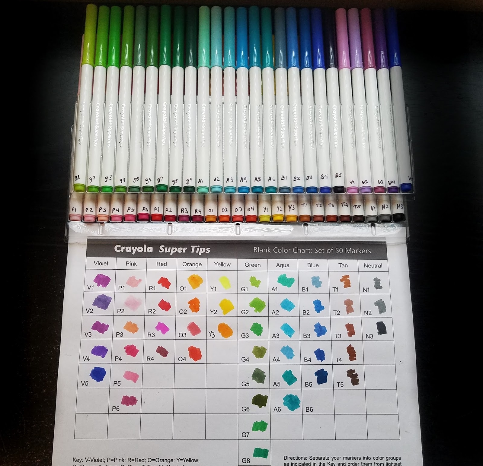 PlanneryButterfly How I Label My Crayola Supertips Marker