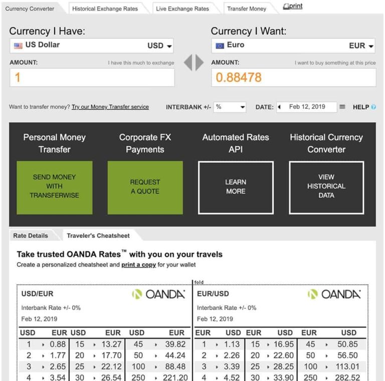 Pocket Sized Currency Conversion Cheat Sheet For Travellers Going Awesome Places