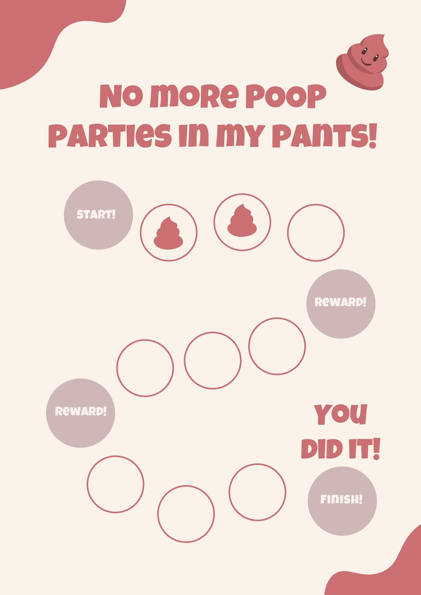 Poo Potty Chart In Illustrator PDF Download Template Poo Potty Chart In Illustrator PDF Download Template