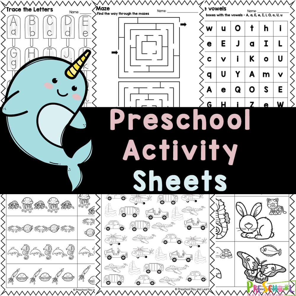 Printable Learning Sheets Printable Learning Sheets