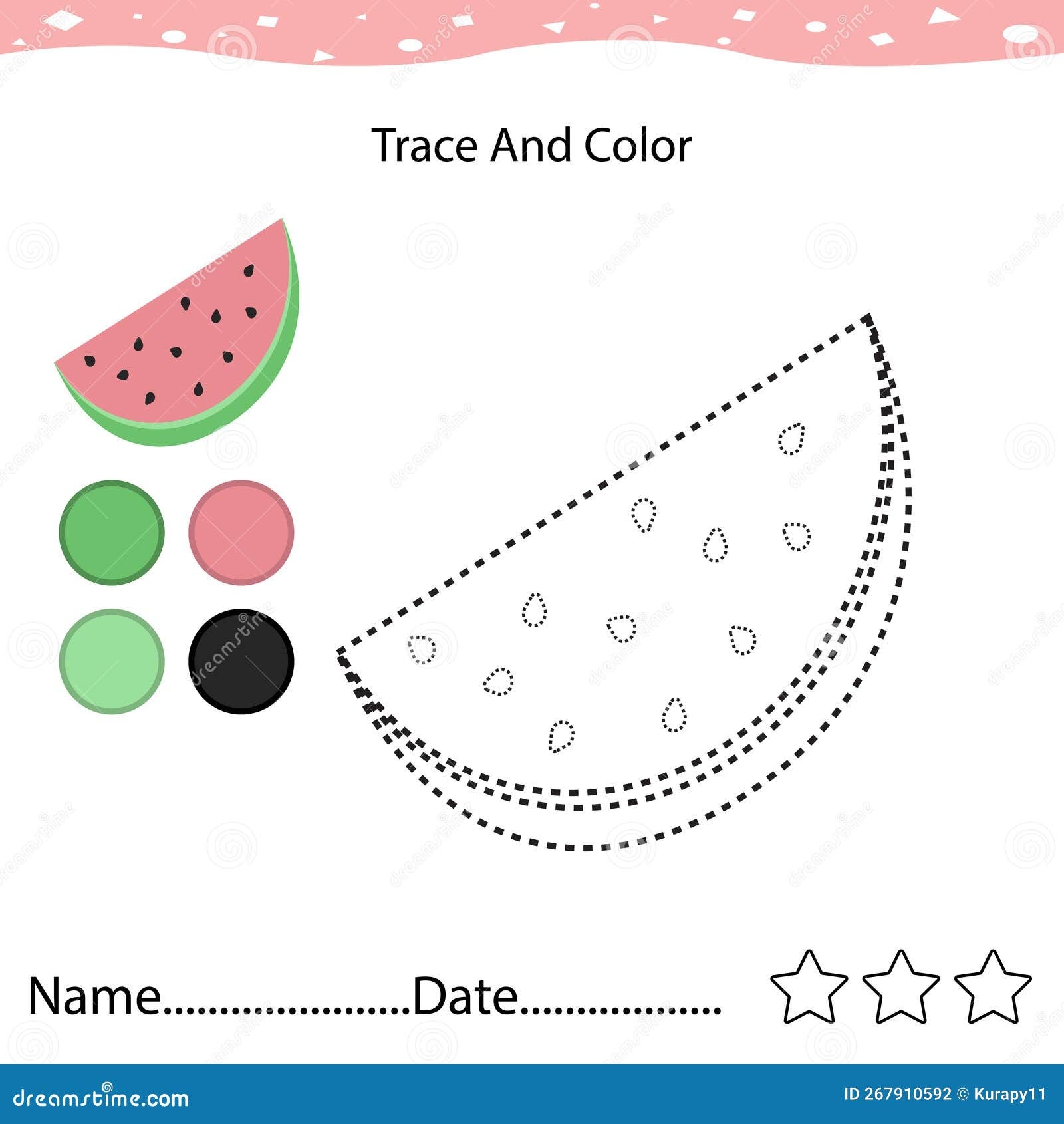 Preschool Worksheet For Practicingz Trace Watermelon Fruit And Color For Kids Tracing And Coloring Skill Stock Illustration Illustration Of Homework Exercise 267910592 Preschool Worksheet For Practicingz Trace Watermelon Fruit And Color For Kids Tracing And Coloring Skill Stock Illustration Illustration Of Homework Exercise 267910592
