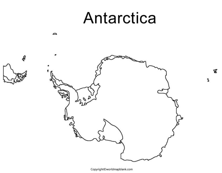 Printable Blank Map Of Antarctica Outline Transparent Map World Map Blank