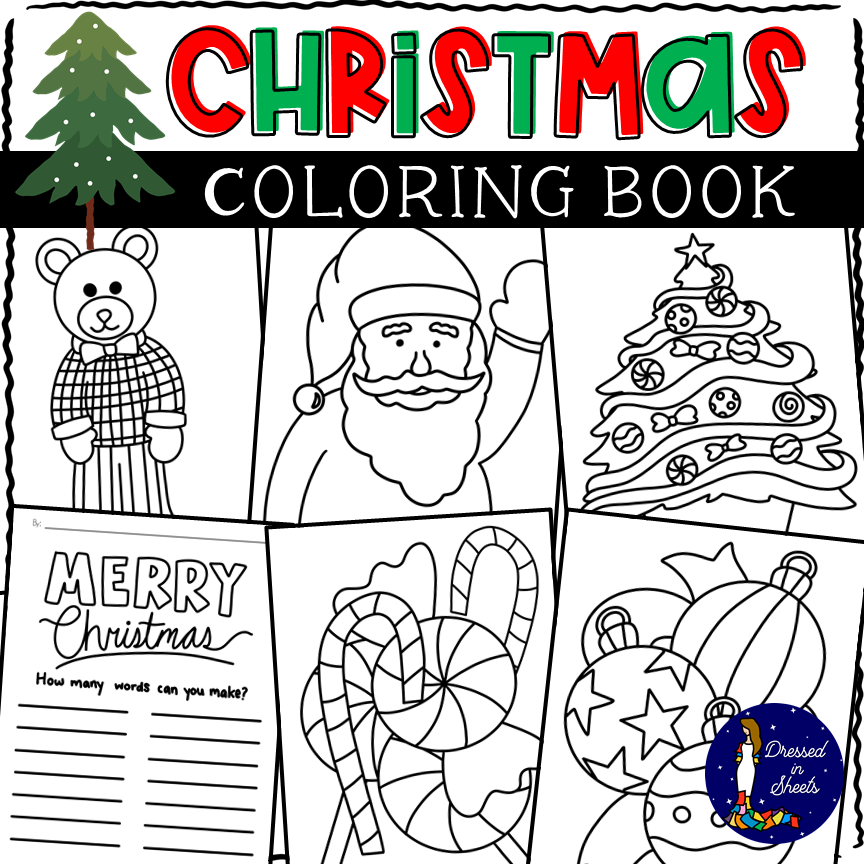 Printable Christmas Coloring Pages Made By Teachers Printable Christmas Coloring Pages Made By Teachers