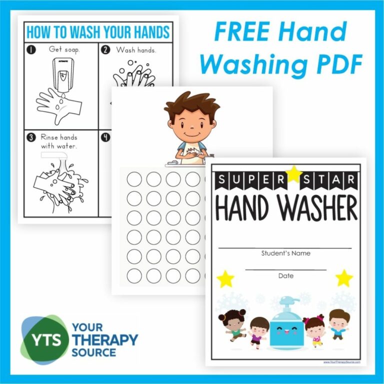 Printable Hand Washing Activities Your Therapy Source