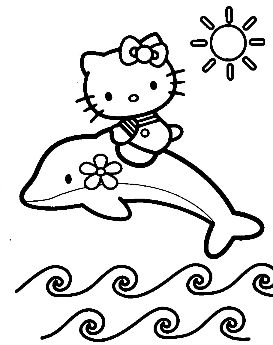 Free Printable Coloring Sheets Hello Kitty