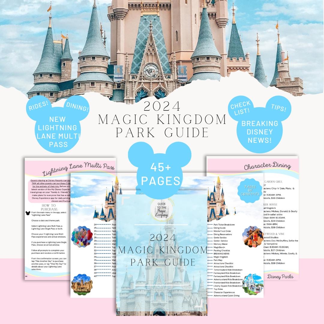 Printable Magic Kingdom Map
