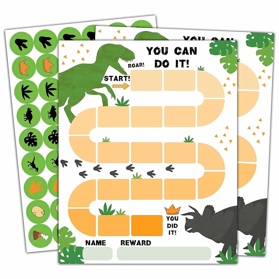 Printable Dinosaur Sticker Chart