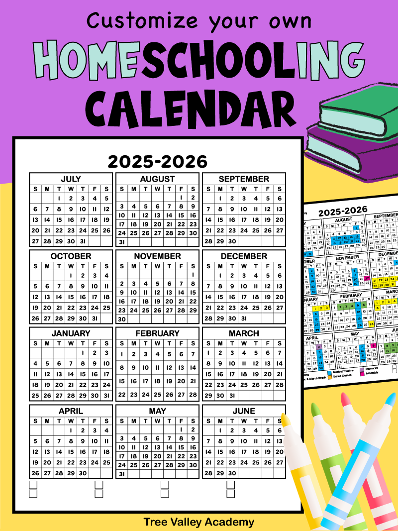 School Year Calendar Tree Valley Academy