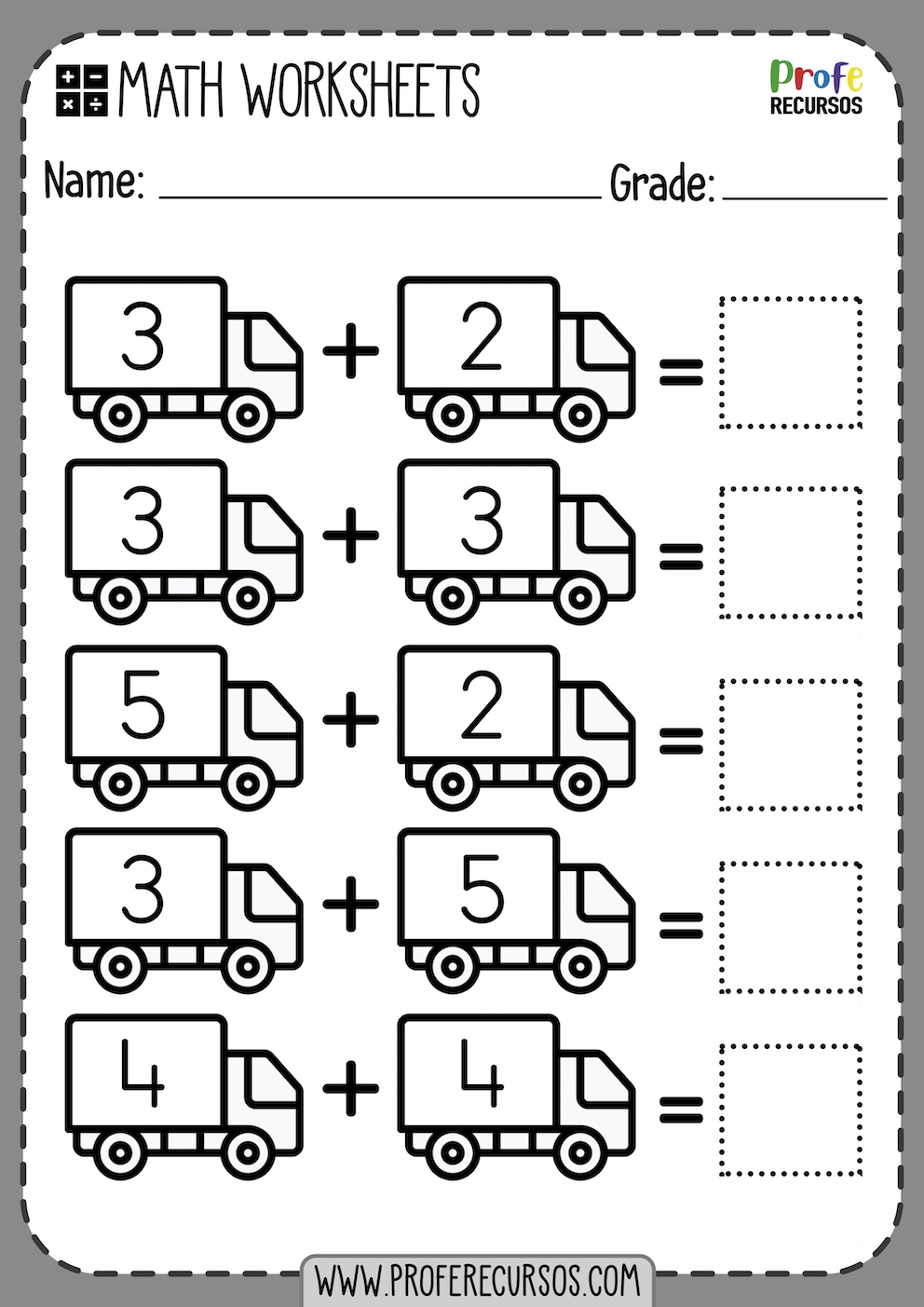 Single Digit Addition Worksheets Free Printable Math Worksheets
