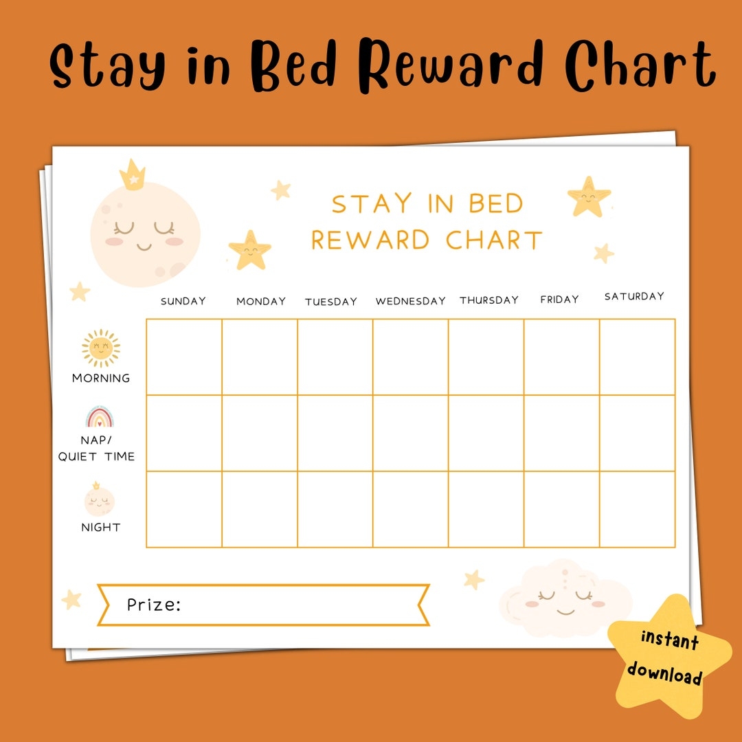 Free Printable Sleep Reward Chart Printable