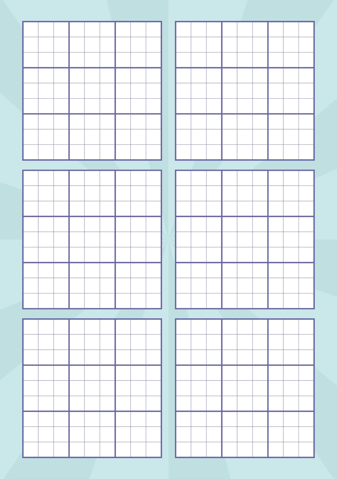 Sudoku Blank Grid Sheets 10 Free PDF Printables Printablee Sudoku Blank Grid Sheets 10 Free PDF Printables Printablee