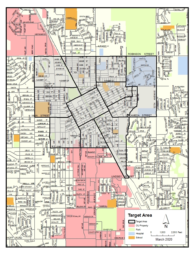 Target Area Map City Of Norman OK Target Area Map City Of Norman OK