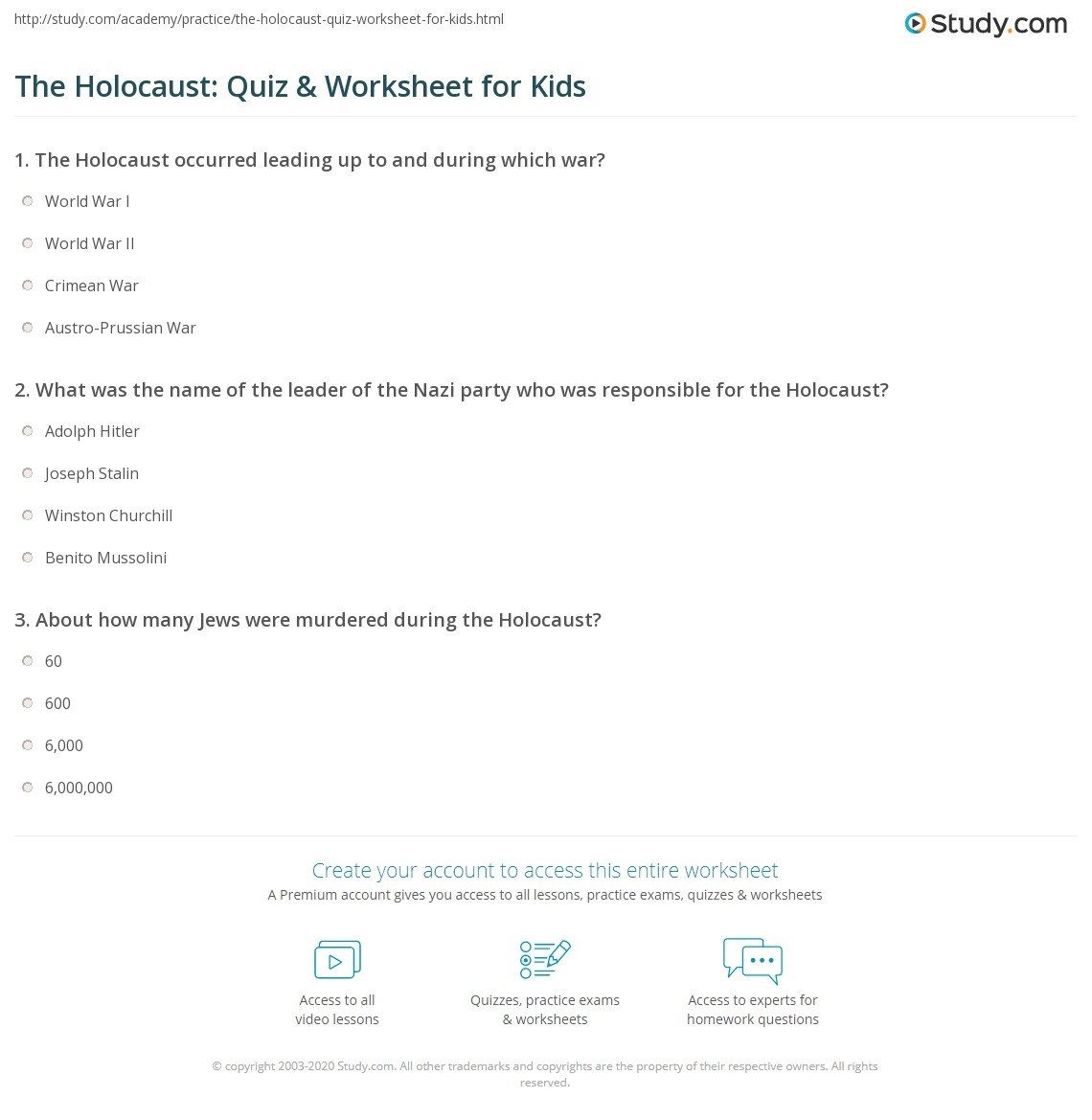 Holocaust Printable Worksheets Holocaust Printable Worksheets