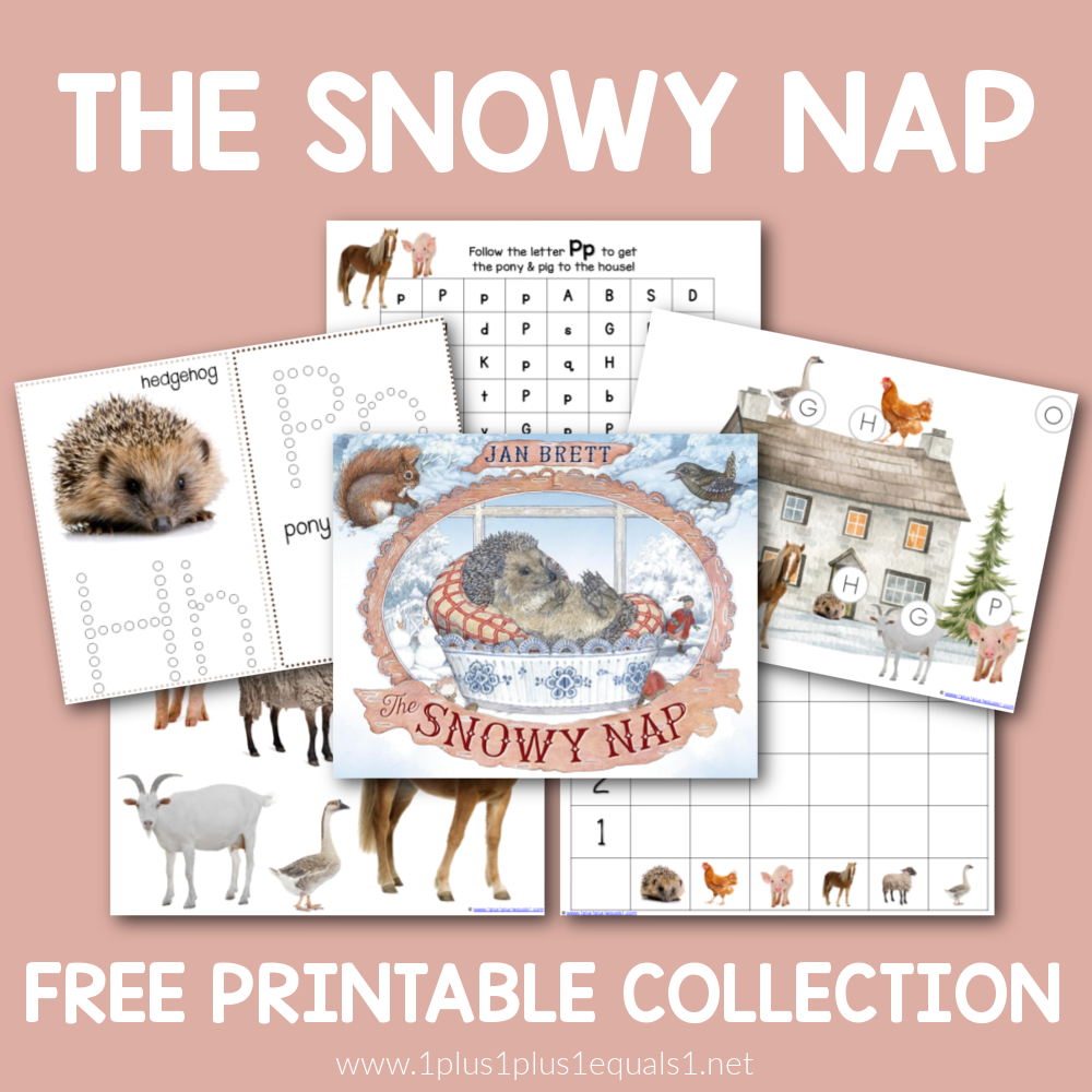 The Snowy Nap Free Printable Collection 1 1 1 1