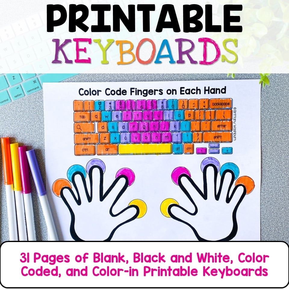 Printable Keyboarding Worksheets