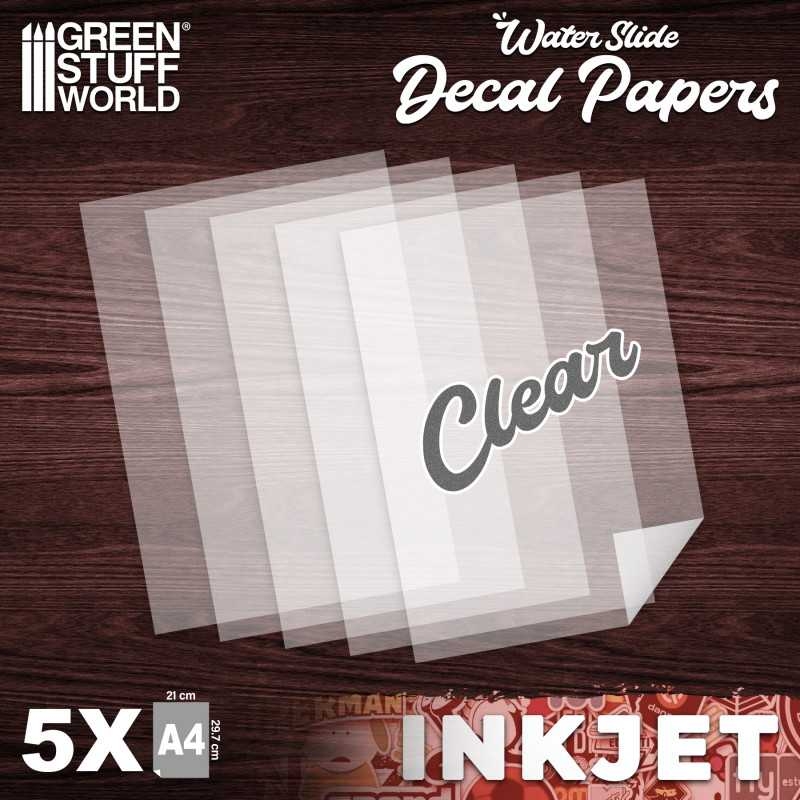  Waterslide Decals Inkjet Transparent GSW