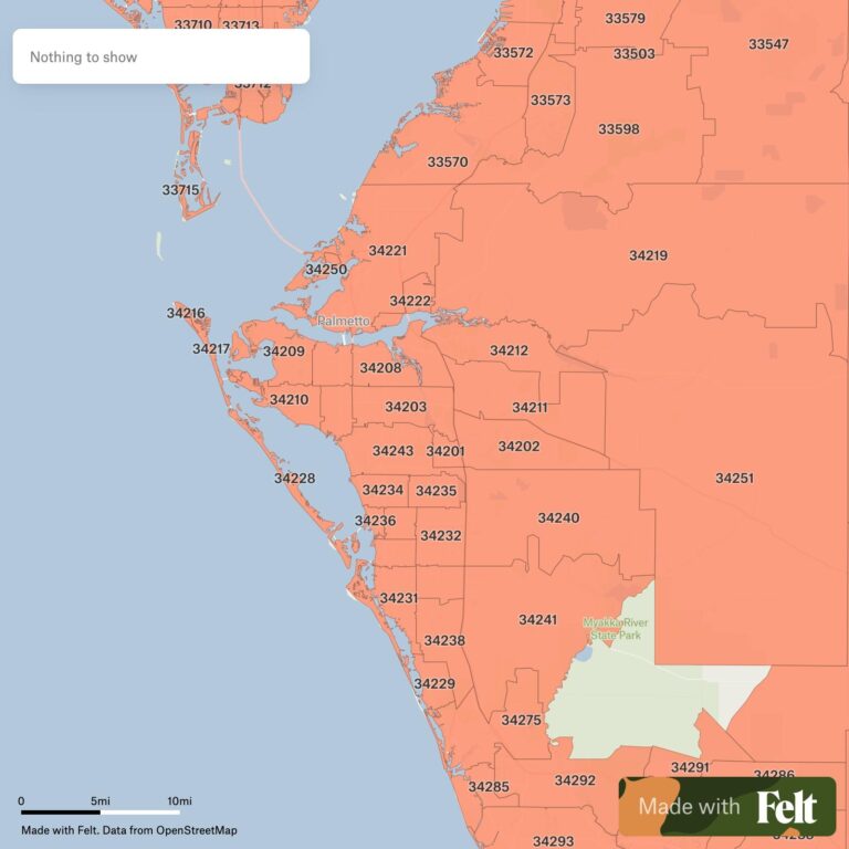 ZIP Codes In Manatee County Florida